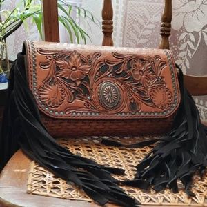 Custom Leather Clutch